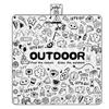 Esterilla de Picnic Ultrasónica Impermeable para Exteriores Lavable a Máquina Personalizable OEM Esterilla a Prueba de Humedad Esterilla de Piso Manta Estilo Campamento Esterilla para Tienda