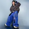 Conjunto de ropa para actuación de street dance infantil, unisex, estilo hip-hop, conjunto retro de rayas de manga larga, traje de escenario hip-hop, atuendo de actuación