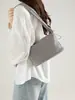 Bolso Tote Estilo Coreano con Cordón y Pliegues para Estudiantes, Bolso de Hombro Ligero, Versátil, Artístico, Moda de Gama Alta para Viajes Diarios