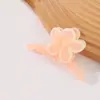 Grampos de Cabelo Coloridos Transfronteiriços, High-End, Doces, Em Forma de Coração, Presilhas Flor de Ovo, Presilhas de Tubarão para a Parte de Trás da Cabeça, Acessórios de Cabelo para Mulheres