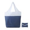 Reciclado impermeável cor combinando portátil dobrável saco de compras grande capacidade ambiental saco de compras de alimentos saco de pano ultra leve