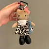 Otoño e Invierno Llavero de Coche Lindo Gatito de Piernas Largas Colgante de Peluche Muñeca para Vestir Ropa Muñeca Ins Decoración Llavero