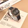Reloj de Pulsera LED Táctil Simple para Hombre Transfronterizo Cuadrado Esfera Grande Electrónico Resistente al Agua Pantalla Táctil LED Reloj Electrónico para Estudiante