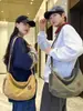 Bolso bandolera sencillo para hombre y mujer, nuevo bolso de hombro casual liso 2026, bolso mensajero de gran capacidad estilo japonés, mochila de yoga