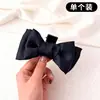 Pinza Pequeña para el Cabello con Lazo Negro de Cabeza de Princesa Pinza para el Cabello de Mujer Pinza para Flequillo Oreja de Elfo Pasador Detrás de la Oreja Pinza Lateral Tocado