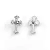 Brincos Cruzados Retro de Titânio F136 Zircônia Unhas de Lábio Liga de Titânio G23 Joias para Piercing Unhas do Osso da Orelha Unhas da Cóclea