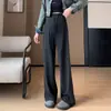 Pantalones de pierna ancha para maternidad, estilo fino de primavera y otoño, adecuados para usar al aire libre, nuevo modelo 2026, no restrictivos para el vientre durante el embarazo, pantalones largos de talla grande para mujeres petite, para usar en otoño