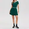 Conjunto Novo de Roupas Esportivas Transfronteiriças para Mulheres, Roupas de Fitness Largas e Respiráveis, Conjunto de Roupas para Corrida ao Ar Livre, Golfe e Tênis