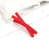 Grampos de Cabelo Simples Japoneses e Coreanos, Coração Doce Feminino, Presilhas Laterais Coloridas como Doces, Presilhas para Franja, Presilhas de Uma Palavra, Grampos de Cabelo Cruzados Foscos, Acessórios de Cabelo