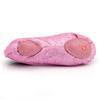 Zapatos de baile de rendimiento brillantes de albaricoque individual, zapatos de baile para niñas adultas, zapatos de ballet de escenario, zapatos de práctica de suela blanda para presentaciones en festivales