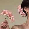 Atmósfera Floral Suave de Primavera, Estilo Festivo, Hermoso Pasador de Flor Rosa, Pasador de Temperamento Dulce, Accesorios para el Cabello para Mujeres