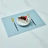 Stock Disponible Marroquinería Transfronteriza Manteles de PVC Impermeables Estilo Occidental Manteles Cuadrados para Mesa Manteles Aislantes de Calor y a Prueba de Aceite para Vajilla de Hotel