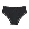 Ropa interior para mujer, Calzones de talla grande europeos y americanos, Encaje sexy, Transpirables, de cintura media, Calzones rojos para el año de nacimiento