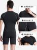 Ropa de Running Pro Fitness Ajustada para Hombre Camiseta de Manga Corta Elástica de Secado Rápido Ropa 1018 de Secado Rápido Transpirable Ropa para Quemar Grasa