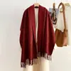 Bufanda de hilo de núcleo 2026 Luo Jia para mujer, nueva moda otoñal e invernal para exteriores, chal engrosado para aire acondicionado y calentador de cuello al por mayor