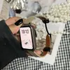 Para Pulseira Mi Band 9pro 8PRO Couro Fivela Magnética Luxo Leve Cor Contrastante de Nicho Pulseira de Pulso Pulseira de Relógio de Substituição