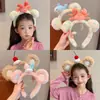 Linda Diadema Lavado Facial de Felpa Diadema Cabeza de Cangrejo Tiburón Oso Estéreo Pasador Acuario Parque de Atracciones Accesorios para el Cabello