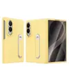 El Nuevo Modelo es Adecuado para Samsung Zfold8 Funda Protectora Plegable Anticaídas, Funda Protectora de Cuero Liso de Cobertura Total con Soporte Invisible