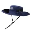 Sombrero de Vaquero Occidental para Hombre, Sombrero de Sol de Verano para Exteriores, Sombrero para Montañismo, Viajes, Pesca, Sombrero de Pescador, Secado Rápido, Transpirable, Sombrero de Protección Solar