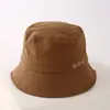 Nuevo Estilo Primavera y Otoño 2025 Sombrero de Pescador Adelgazante para Mujer con Bordado de Cara Sonriente, Sombrero Tipo Cubo con Visera para el Sol y Protección Solar para Hombre en Colores Dulces, Sombrero de Moda
