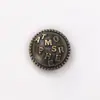 Letras de Malla Cosido a Mano Metal Estilo Chanel Abrigo Ropa Cortavientos Chaqueta Suéter Tejido Botón Botones Sentido Premium