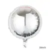 Globo Flotante de Película de Aluminio con Forma de Corazón y Estrella de Cinco Puntas de 18 Pulgadas Decoración para Actividad de Fiesta Festival de Bodas Nochevieja