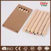 Mini lápiz de color de 3.5 pulgadas 8.8CM, color madera imprimible, juego de lápices de colores, papelería para pintar para estudiantes de primaria