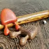 Raspador de Nariz de Madera con Forma de Ala de Pollo para Masaje Nasal, Raspador de Ojos de Madera para Raspado de Puntos de Acupuntura, Raspado Facial, Tirones Musculares, Levantamiento Facial y Masaje Facial