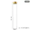 Frasco Dosador com Tampa Rosqueada, Frasco de Desejos de Boca Larga, Frasco de Vidro com Diâmetro de 30mm, Tampa de Óxido de Ouro, Frasco de Laboratório, Frasco de Reagente