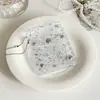 Porta credencial transparente con brillos para niñas, organizador de maquillaje y labiales, monedero, bolsa para monedas, pulsera de estudiante, porta tarjetas