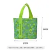 Bolsa Tote Estilo Montanha Floresta Verde, Fashionable e Versátil, Bolsa de Lona para Estudantes, Bolsa de Ombro Único com Abertura Superior para o Dia a Dia
