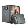 Adequado para Capa de Celular Apple iPhone Duo, Capa Dobrável com Sensação de Pele Fosca e Airbag para Celular Apple Duo
