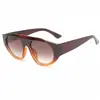 Óculos de Sol Moda Tendência Estilo Y2K Armação Grande Novo 2024 Cross-border Feminino Estilo Futuro Fotografia de Rua Óculos de Sol Protetor Solar Masculino