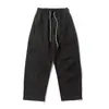 ¡Funcionalidad al Aire Libre Estilo Montaña! ¡Diseño Recto Holgado con un Corte Curvo! Pantalones Casuales Ligeros Transpirables con Cintura Elástica para Hombre de Primavera y Otoño