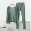 Conjunto de Duas Peças de Moda Casa Nova Primavera e Verão para Mulheres, Conjunto Casual de Camisa com Proteção Solar Solta Fina e Leggings