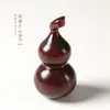 Accesorios para Llavero de Calabaza Fulu de Palo de Rosa/Sándalo Verde Pieza de Mango de Calabaza de Madera Colgante de Sándalo Verde