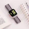 Correa Tejida de Nylon con Hebilla Metálica Oficial Adecuada para Apple iWatch 11 Generación 10/987Ultrase