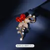 Broche de Mariposa para Mujer Sentido de Gama Alta Nicho Venta al por Mayor Pin de Perla Temperamento Fijo Metal Traje Joyería de Perlas