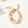 Correas de Bufanda de Seda para Bolsos, Souvenirs, Accesorios de Bufandas de Seda Largas y Pequeñas, Cintas para el Cabello, Estampado de Bolsos, Bufandas y Cintas Decorativas