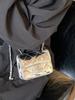 Moda de Verano Charol Brillante Mini Bolso para Mujer 2024 Nuevo Estilo Occidental Estilo Chanel Rombo Cadena Bolso Cruzado