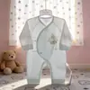 26 Romper de Mariposa Delgado de Verano para Recién Nacido Algodón de un Solo Lado Sin Costuras Dibujos Animados Mono de Verano para Bebé Talla 52-59