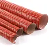 Ventas Directas de Fábrica Tubería Vulcanizada a Alta Temperatura Conducto de Aire de Silicona Roja Manguera Resistente a Altas Temperaturas Conducto de Aire de Alta Temperatura