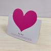 Tarjeta de felicitación en forma de corazón estilo transfronterizo San Valentín tarjeta de confesión tarjeta fresca de posventa tarjeta de felicitación para el Día del Maestro tarjeta de arreglo floral
