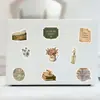 50 Pegatinas Artísticas Retro Originales para Decorar Cuadernos, Botellas de Agua, Escritorios, Patinetas y Pegatinas Impermeables para Diarios