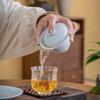 [Oferta Especial del Tendero] Taza de Hogar de Cerámica Vintage tamaño pequeño Imitación Esmalte Verde Taza de Té Juego de Té Kung Fu Taza de Té Taza Maestra