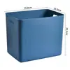 Caja de almacenamiento de plástico color Morandi caja de almacenamiento para armario ropa interior pantimedias caja de almacenamiento para snacks juguetes con tapa caja de almacenamiento