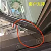 Topes de límite amortiguador de gas cabeza de hierro soporte de ventana de batiente ventana abatible superior accesorio a prueba de viento soporte de ventana neumática soporte de ventana ignífugo