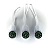 Llavero Brújula Cabeza de Llave Exterior Norte Pin Lanyard Cabeza de Cremallera Cabeza de Brújula Portátil 20mm