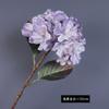 Flores de hortênsia multicoloridas de fábrica para casamento, flor de hortênsia de tecido de lã simulada, arranjo de flores para caminho de hortênsias, teto de auditório de casamento, flores artificiais, adereços transfronteiriços