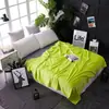 Manta Fina de Franela con Pelo Manta de Coralina Individual Doble Franela Color Sólido Sábana Cálida Dormitorio Estudiantil